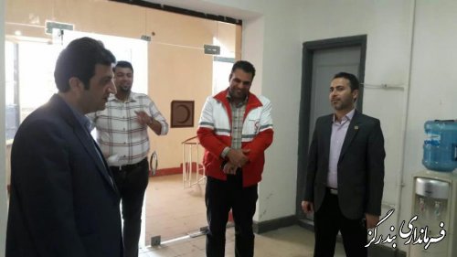 فرماندار بندرگز به صورت سرزده از هلال احمر بازدید کرد