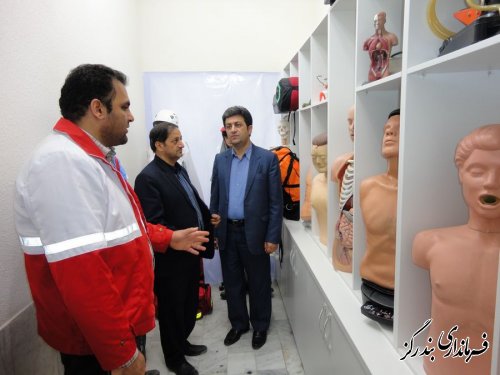 فرماندار بندرگز به صورت سرزده از هلال احمر بازدید کرد