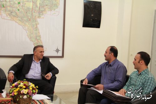 اولین دیدار چهره به چهره سرپرست فرمانداری شهرستان گرگان با مردم برگزار شد