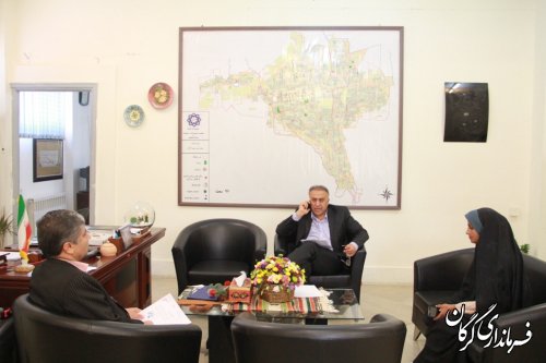 اولین دیدار چهره به چهره سرپرست فرمانداری شهرستان گرگان با مردم برگزار شد