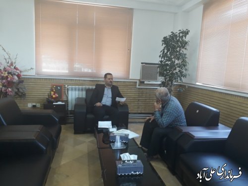 ملاقات عمومی فرماندار شهرستان علی آباد کتول با مردم برگزار شد