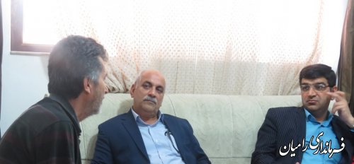 دیدار چهره به چهره فرماندار شهرستان رامیان با مردم