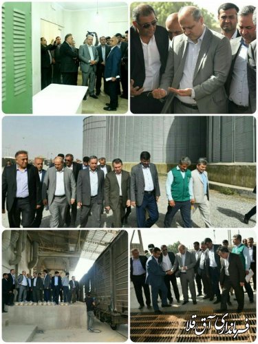 بازدید استاندار گلستان از مراکز خرید گندم در شهرستان آق قلا