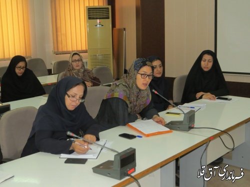 سومین جلسه کارگروه فرهنگی و اجتماعی شهرستان آق قلا برگزار شد