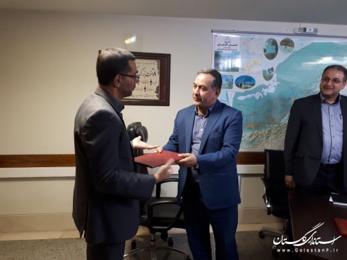 آیین تکریم و معارفه مدیر کل امور اداری و مالی استانداری گلستان برگزار شد