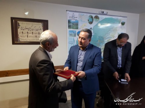 آیین تکریم و معارفه مدیر کل امور اداری و مالی استانداری گلستان برگزار شد