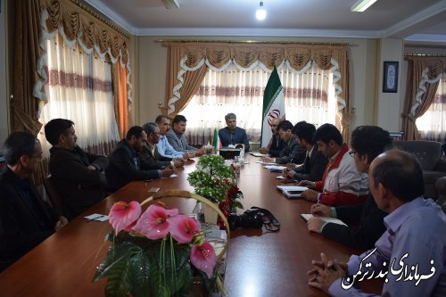 جلسه هماهنگی برگزاری مسابقات سوارکاری شهرستان ترکمن برگزار شد