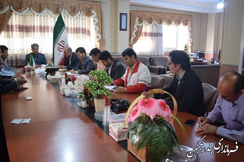 جلسه هماهنگی برگزاری مسابقات سوارکاری شهرستان ترکمن برگزار شد