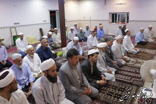 حضور فرماندار در مسجد روستای نیازآباد