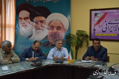 اعضای بنیانگذاران اتحادیه انجمن اسلامی استان گلستان باابراهیم قدمنان فرماندار کردکوی دیدار و گفتگو کردن