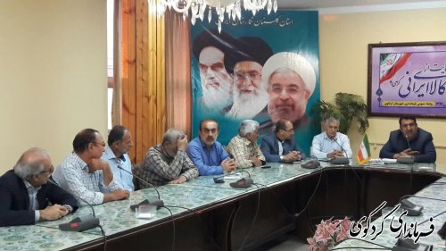 اعضای بنیانگذاران اتحادیه انجمن اسلامی استان گلستان باابراهیم قدمنان فرماندار کردکوی دیدار و گفتگو کردن