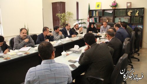 جلسه بررسی و ساماندهی  آب گرم روستای زیارت برگزار شد