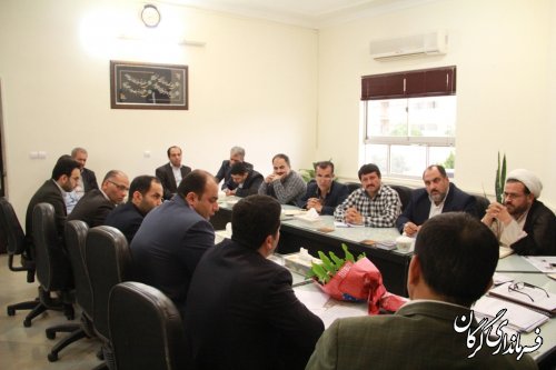 جلسه بررسی و ساماندهی  آب گرم روستای زیارت برگزار شد