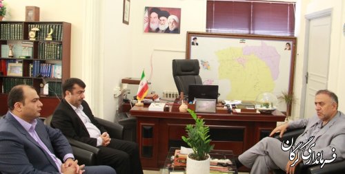 مدیر کل میراث فرهنگی،صنایع دستی و گردشگری استان با سرپرست فرمانداری گرگان دیدار کرد