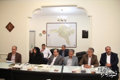 دیدار معاون هماهنگی وامور عمرانی استاندار با سرپرست فرمانداری شهرستان گرگان