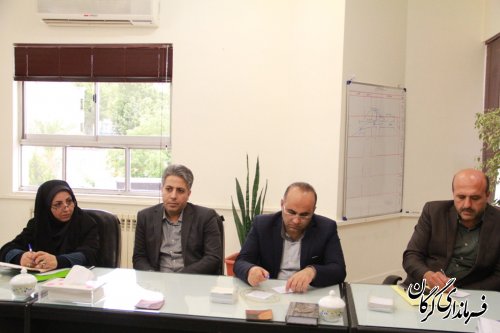 دیدار معاون هماهنگی وامور عمرانی استاندار با سرپرست فرمانداری شهرستان گرگان