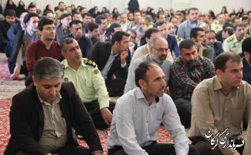 مراسم تجدید میثاق با شهیدان و عطرافشانی گلزار شهدا در گرگان