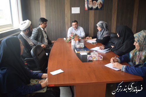 جلسه برنامه ریزی همایش روز عفاف و حجاب و روز دختر شهرستان ترکمن تشکیل شد