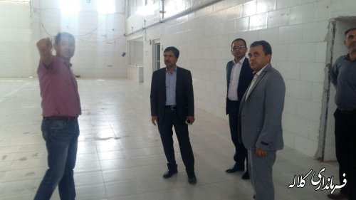 بازدید فرماندار کلاله از تولیدی آجیل دست چین گلستان