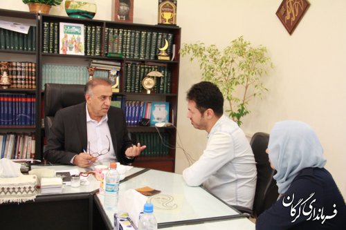 دیدار مردمی سرپرست فرمانداری شهرستان گرگان برگزار شد