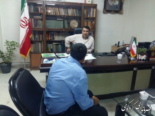 ملاقات عمومی  سه شنبه مردم شریف شهرستان با  فرماندار کردکوی برگزار شد