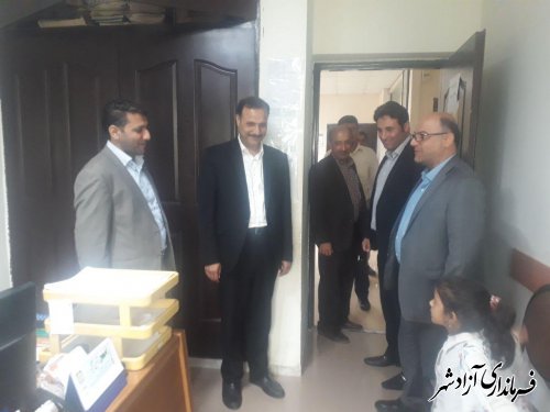 بازدید فرماندار شهرستان آزادشهر از مرکز آموزش فنی و حرفه ای شهرستان 