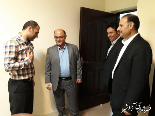 بازدید فرماندار شهرستان آزادشهر از مرکز آموزش فنی و حرفه ای شهرستان 