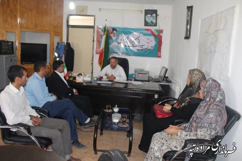 بازدید فرماندار مراوه تپه از اتاق صنف کشاورزی شهرستان
