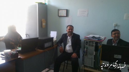 بازدید فرماندار مراوه تپه از اتاق صنف کشاورزی شهرستان