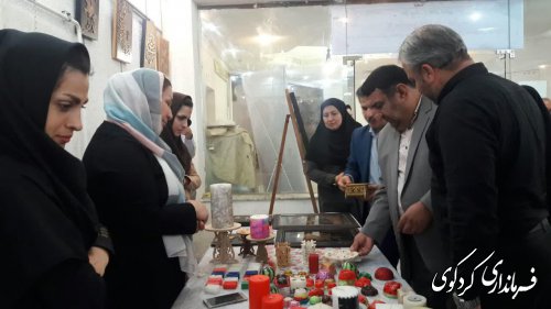 بازدید فرماندار کردکوی از نمایشگاه دستاوردهای مهارت آموختگان بخش خصوصی و دولتی 