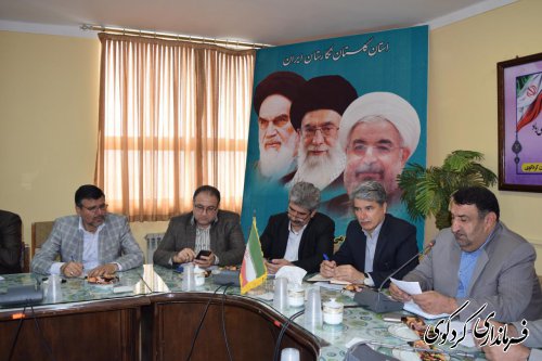 نشست مشترک فرمانداران غرب استان با نماینده و مدیران استانی تشکیل شد