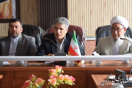 جلسه هماهنگی ستاد بزرگداشت هفته دولت و دهه فجر انقلاب در شهرستان ترکمن برگزار شد