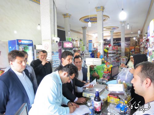 گشت مشترک بازرسی از واحدهای صنفی گالیکش انجام شد