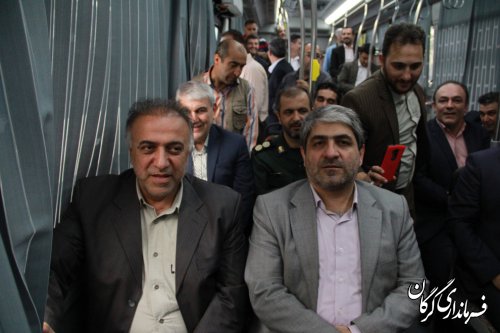 مراسم رونمایی و بهره برداری از 20دستگاه اتوبوس حمل و نقل عمومی شهر گرگان برگزار شد