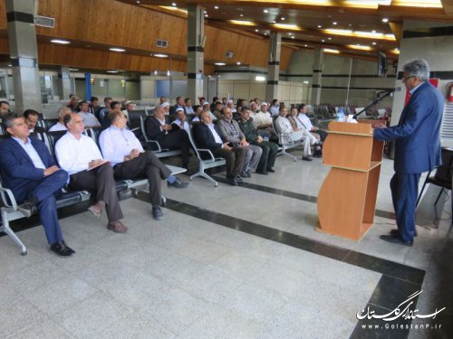 برگزاری جلسه هماهنگی عوامل اجرایی عملیات حج تمتع اداره کل فرودگاه با مدیران حج تمتع 97 استان گلستان