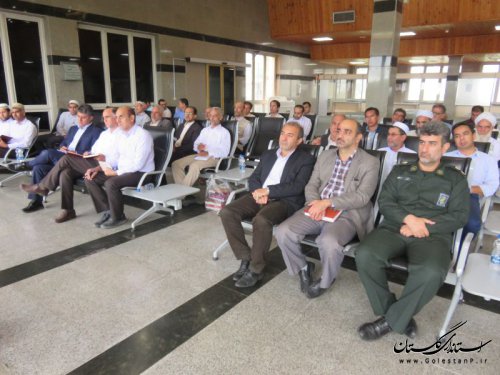 برگزاری جلسه هماهنگی عوامل اجرایی عملیات حج تمتع اداره کل فرودگاه با مدیران حج تمتع 97 استان گلستان