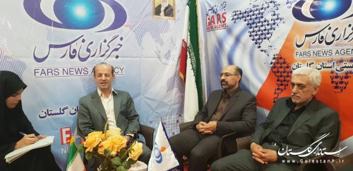 بازدید مدیرعامل شرکت آب منطقه ای گلستان از نمایشگاه مطبوعات استان