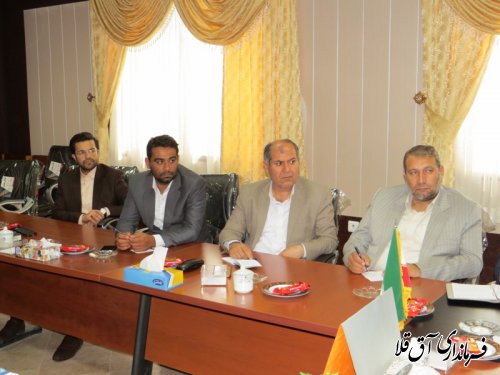 جلسه هم اندیشی توسعه برنامه های فرهنگی شهرستان آق قلا برگزار شد