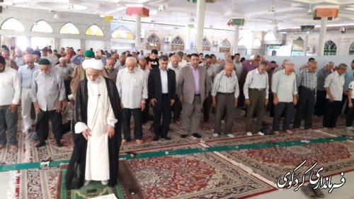 نماز دشمن شکن روز جمعه به امامت حجه الاسلام شاعری برگزار شد