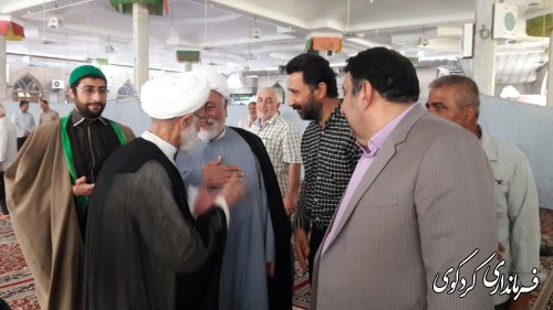 نماز دشمن شکن روز جمعه به امامت حجه الاسلام شاعری برگزار شد