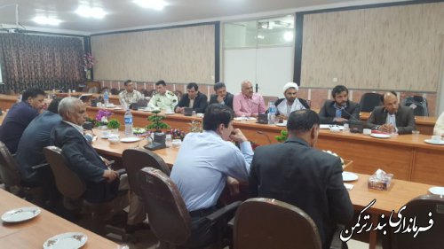 چهارمین جلسه کارگروه تخصصی اجتماعی و فرهنگی شهرستان ترکمن برگزار شد
