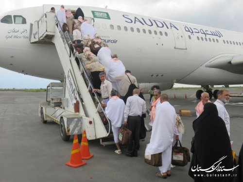 اعزام اولین گروه زائرین حج تمتع استان گلستان به سرزمین وحی