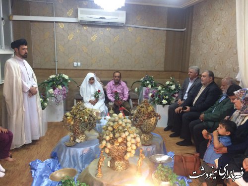گرامیداشت سالروز ازدواج حضرت علی (ع) و حضرت فاطمه (س) در مینودشت