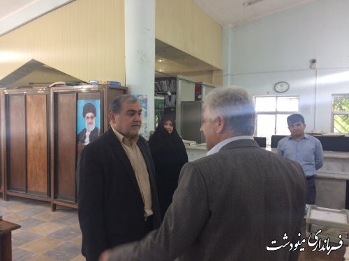 بازدید فرماندار مینودشت از اداره ثبت اسناد