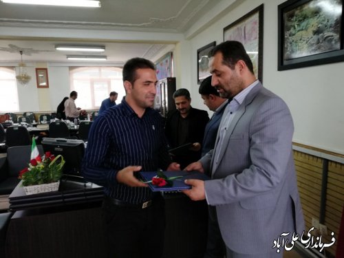 مراسم تجلیل از خبرنگاران شهرستان علی آباد کتول برگزار شد