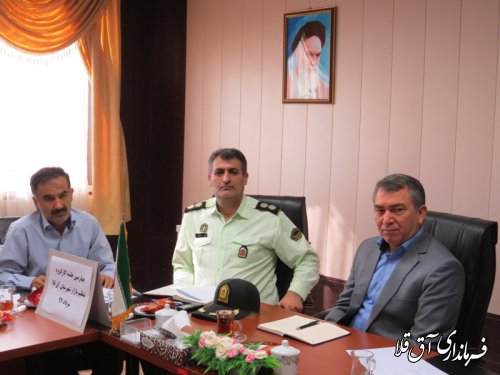 چهارمین جلسه کارگروه تنظیم بازار شهرستان آق قلا برگزار شد