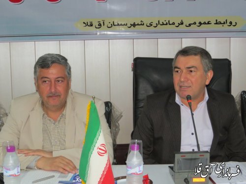 جلسه کمیته برنامه ریزی شهرستان آق قلا برگزار شد