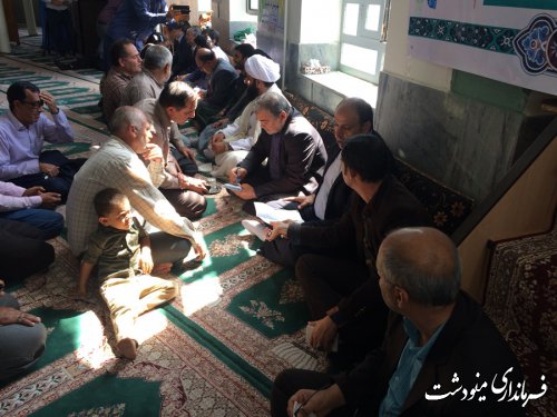 برگزاری دومین میز خدمت در شهرستان مینودشت