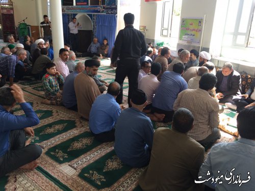 برگزاری دومین میز خدمت در شهرستان مینودشت