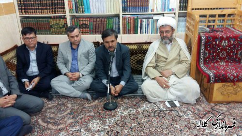 دیدار فرماندار کلاله با ائمه جمعه شیعه و سنی شهرستان کلاله